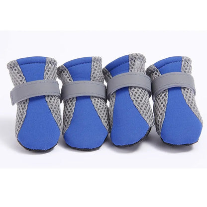with Reflective Stripe for Small Large Dogs Hot Pavement Paw Protectors Pet Rain Boots Dog Boots Dog Shoes Pet Supplies