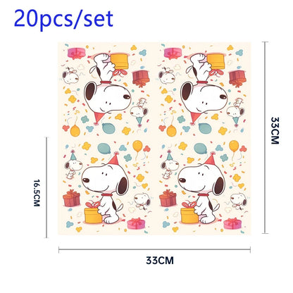 Happy Birthday Party Decorations Dog Banner Flag Foil Latex Balloons White Anime Supplies Baby Boy Girl Kids Cute Toy Gifts