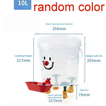 【1Set Large Capacity Pet Drinking Fountain 3/5/8/10L Cartoon Automatic Water Dispenser No-Electricity Auto Water Bowl】