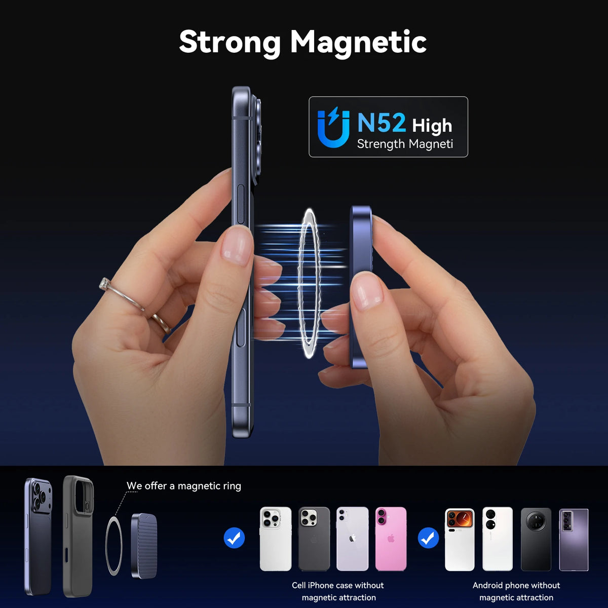 KOOTION X7MAX Magnetic Portable External SSD 2000MB/s HDR USB 3.2 GEN2 Record and Store for iPhone 15 16 17 Portable Solid State