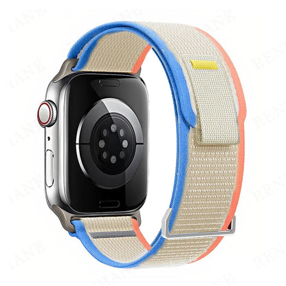 Nylon Trail Loop Strap for Apple Watch Bands 49mm 45 44 42 46 41 40 38mm Bracelet for iWatch Series 11 10 9 8 7 6 5 SE Ultra 3 2