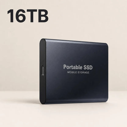 High Efficiency External Hard Disk Mobile Solid State Drive 1TB 2TB TPYE-C Storage Device For Data Backup