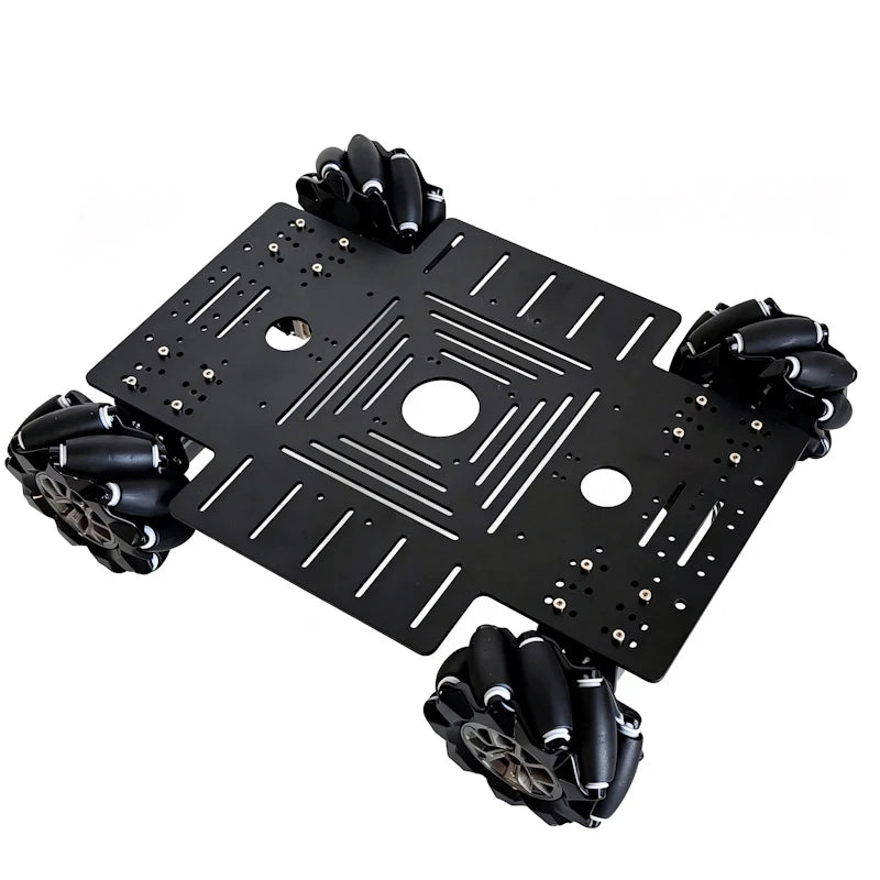 25Kg Big Load 4WD Mecanum Wheel Robot Car 330+240mm Chassis with 12V Encoder Motor for Arduino ROS Robot Arm DIY Kit Toy Parts