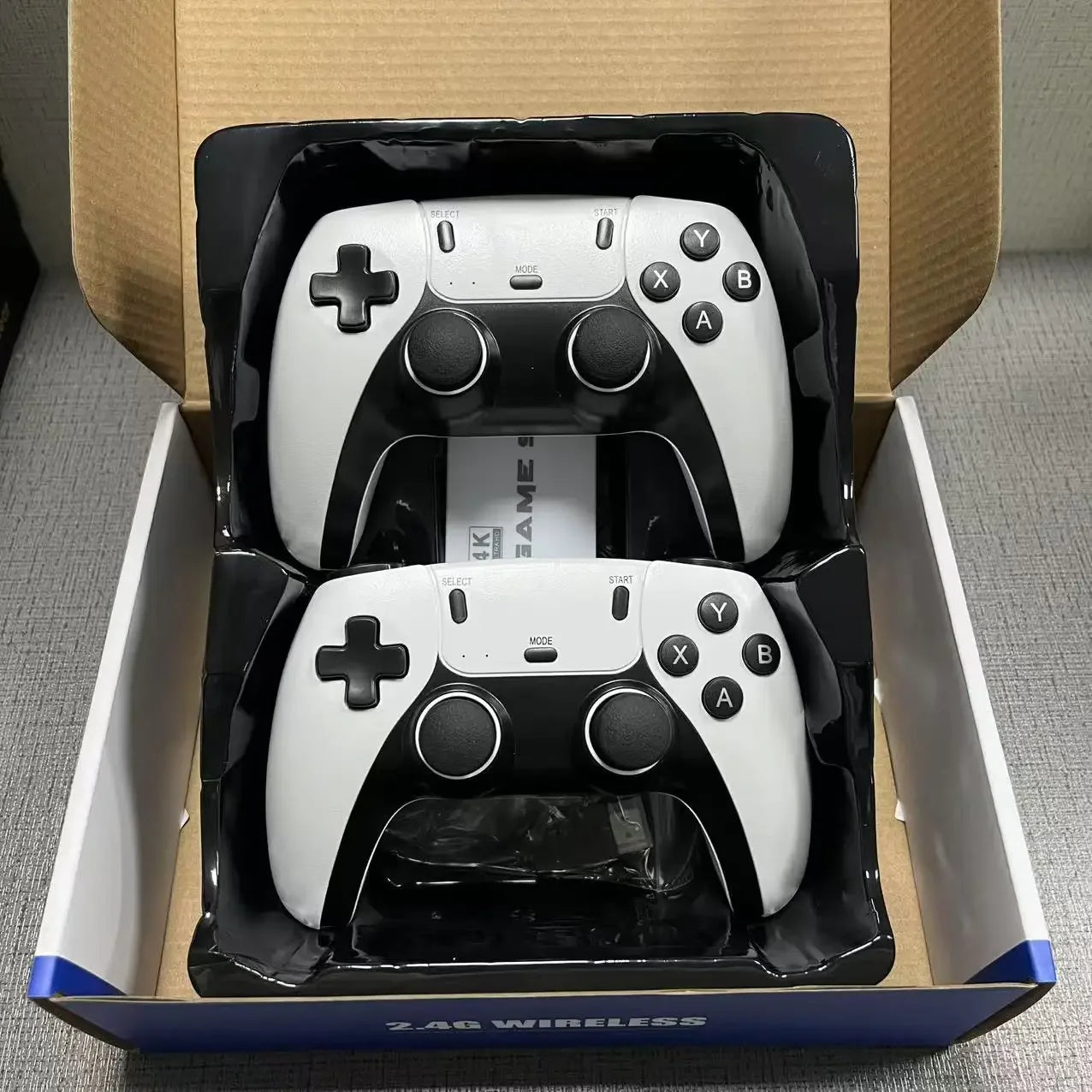 128G Game Stick M15 4K Video TV Game Console Wireless Gamepads 20000+ Classic Arcade Games HD Two-player Gaming Console with 64G