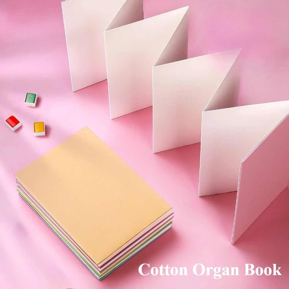 300GSM Thickened Paper Organ Book Sketchbook for Sketching Illustration Handbook Painting Watercolor Journal Drawing Notebook