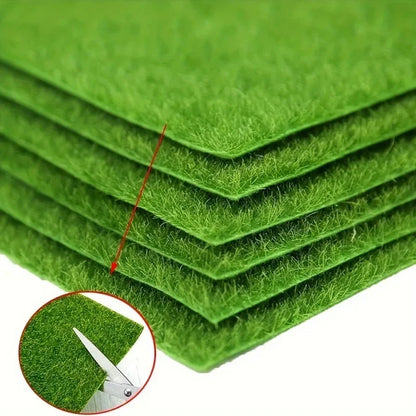 1PC Mini Artificial Lawn Grass Terrariums DIY Micro Landscape Decoration Fake Moss Bonsai Miniatures Garden Ornament