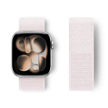 Nylon Loop for Apple Watch Band S11 46mm 40mm 44mm 45mm 42mm 41mm 49mm Smart Belt Bracelet for IWatch 11/10/9/8/7/6/SE/5/4 Strap