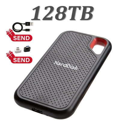 64TB large capacity mobile solid-state drive 1TB high-speed portable SSD USB3.1 plug and play suitable for laptops/MAC/PC