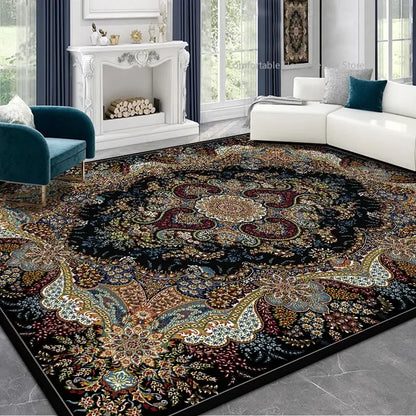 Retro Persian Style Carpet for Living Room 200x300 Luxury Large Area Rugs Bedroom Decoration Dirt-resistant Anti-slip Lounge Mat