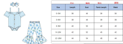 Fashion Baby Girl 2PCS Floral Print Outfit Set Ruffle Sleeve Button Down Shirt + Shorts for 0-3Y Newborn Casual Summer Clothes