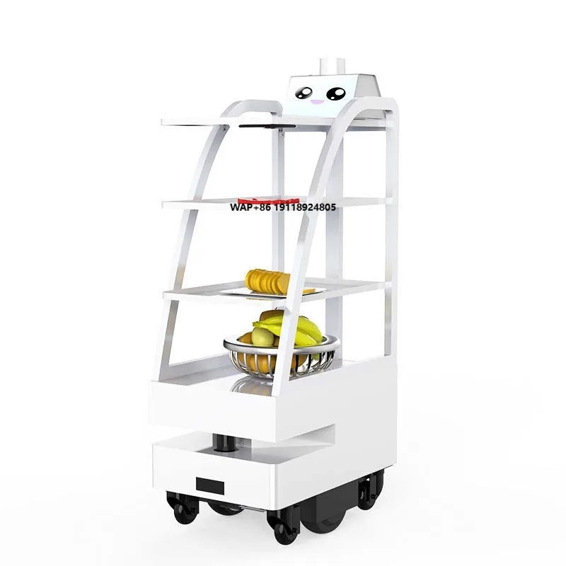 Factory Price Restaurant Pizza Food Robot Intelligence Indoor Delivery Robot Driverless Waiter Robot