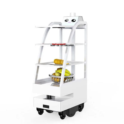 Factory Price Restaurant Pizza Food Robot Intelligence Indoor Delivery Robot Driverless Waiter Robot