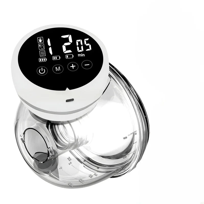 Hands‑Free Wearable Breast Pump, 19/24mm Flange Portable Electric Breast Pump, Quiet Comfortable Rechargeable Breastfeeding Pump