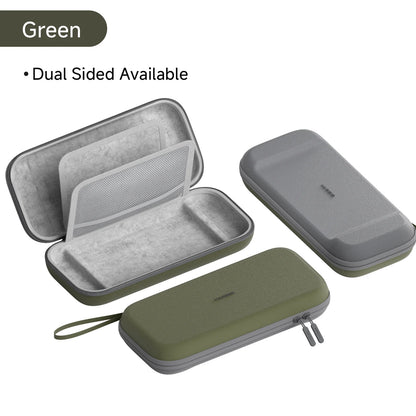 Hagibis Carrying Case for Switch 2 Hard Shell Portable Travel Pouch Dual-sided Bag for NS2 Accessories with 10 Game Cartridges
