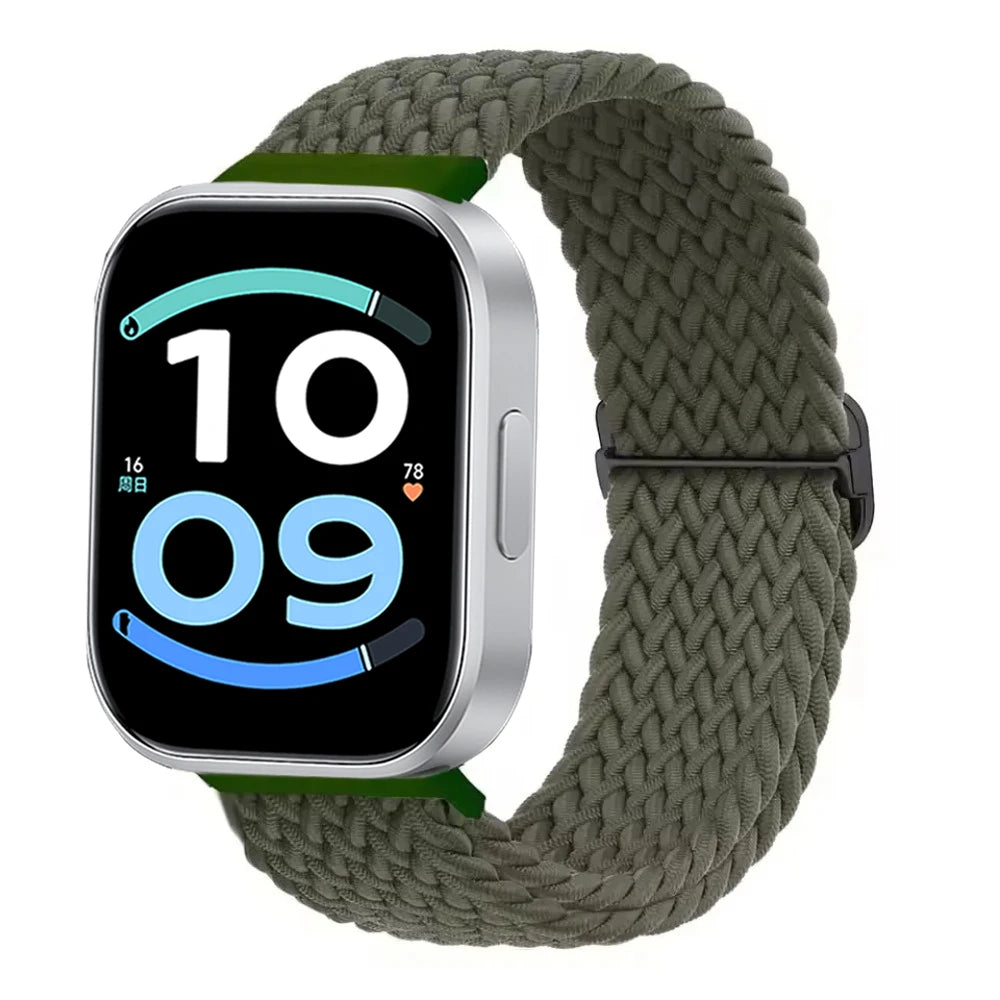 Nylon Braided Original Strap for Redmi Watch 6 Active 6 Lite Wristband for Redmi Watch 6 5 4 Xiaomi Band 10 Pro 9 Pro 8 Pro Band