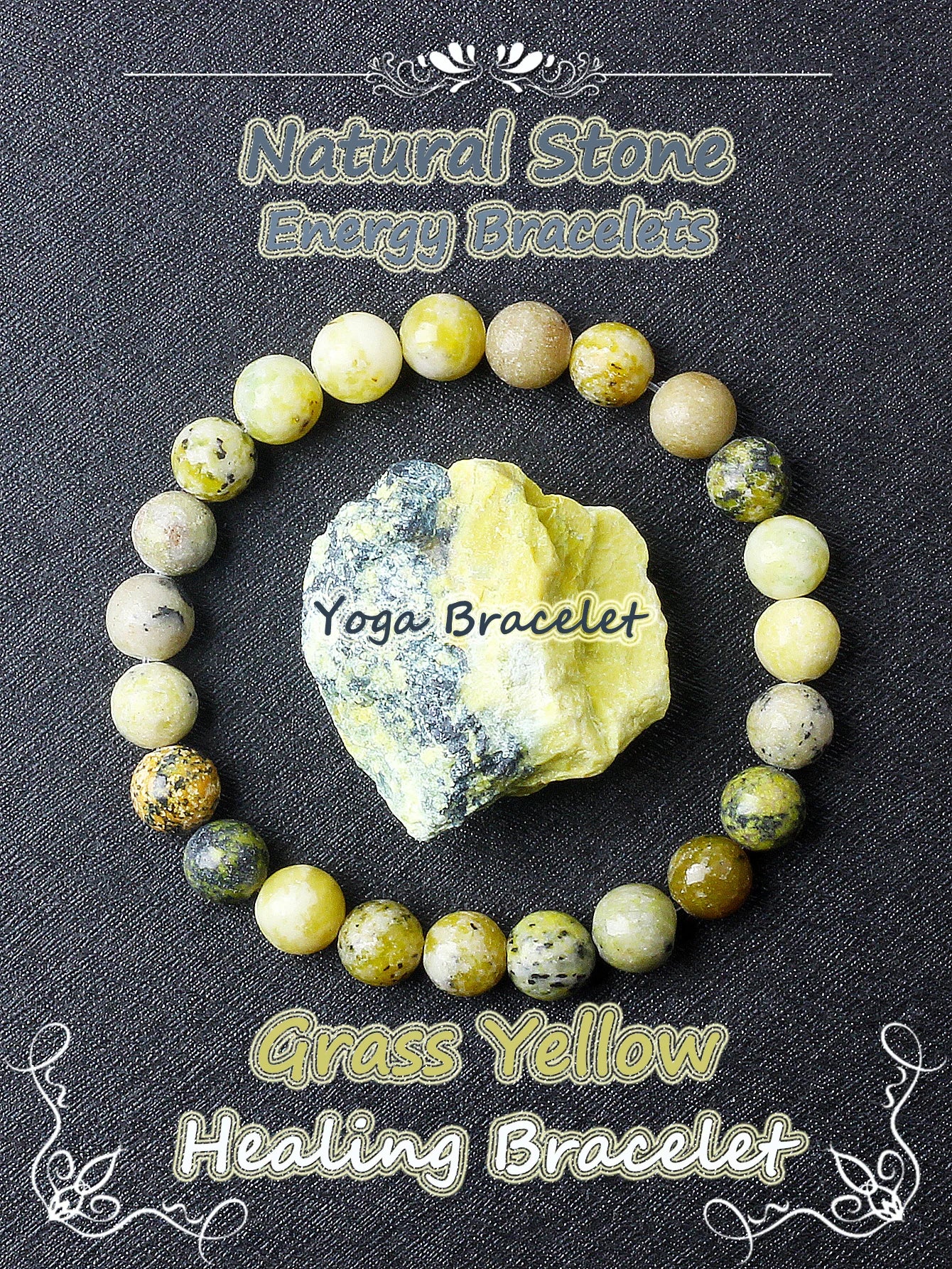 Original Natural Stone Beads Bracelet Men Women Reiki Blue Apatite Lapis Lazuli Amethyst Yellow Tiger Eye Beads Bracelet Jewelry