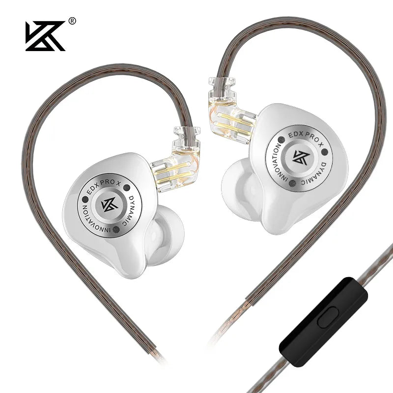 KZ EDX PRO X Dynamic Drive Earphone HIFI Bass Earbud DJ Sport Music Cancelling Headsets