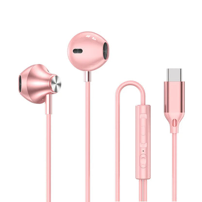 For Samsung Headphones USB Type C Earphones 3.5mm Headset With MIC Remote Control Earplugs For Galaxy S26 S25 S24 S23 S22 Ultra