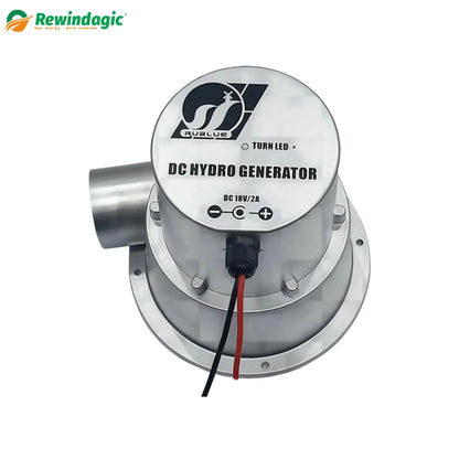 100W 50W Water Turbine 18V 36V Hydraulic Generator Outdoor Hydro Electric Generator DC Permanent Magnet Use for 12/24V Battery