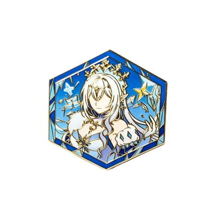 Genshin Impact Tsaritsa Columbina Flins Pin Genshin Figure Badge Accessories Backpack Charms Party Favor Gifts