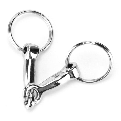 Horse Bits Keychain Snaffle Bits Keychain Zinc Alloy Pelham Keychain Single Connector Horse Bit Key Knot Snaffle Bits Keychain
