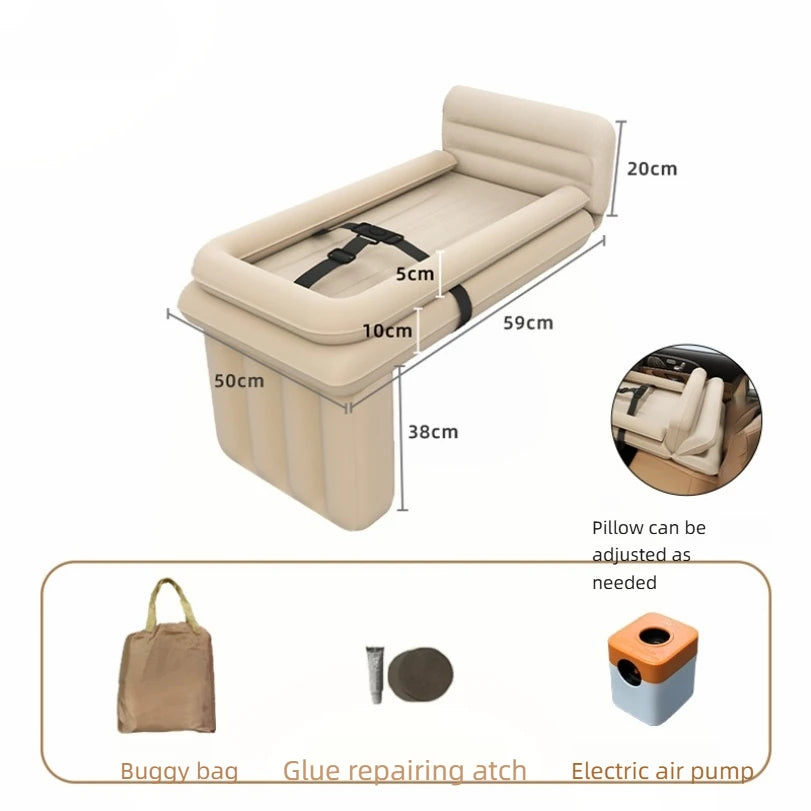 Children's Car Inflatable Bed Baby High-speed Rail Car Rear Row Baby Sleeping Artifact