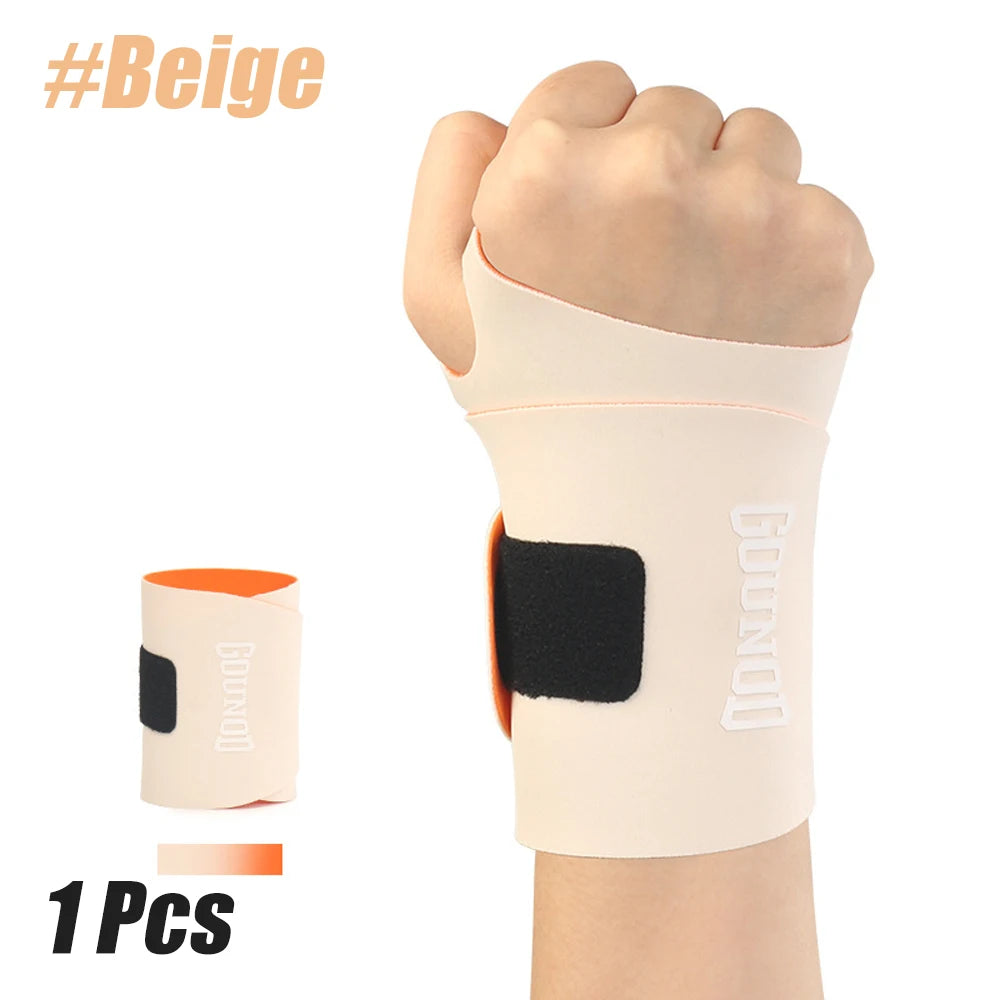 Ultra Thin Wrist Brace - 1PC Adjustable Support for Basketball, Tennis, Yoga - Carpal Tunnel Relief for Men & Women