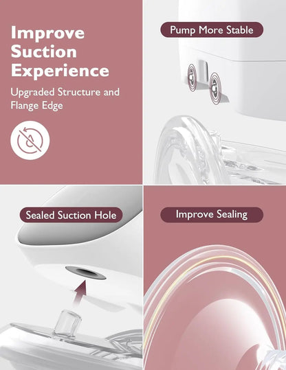 Momcozy Hands-Free Breast Pump S9 Pro, Wearable Double Breast Pump, Longer Battery Life, LED Display, Electric, 2 Modes & 9 Leve