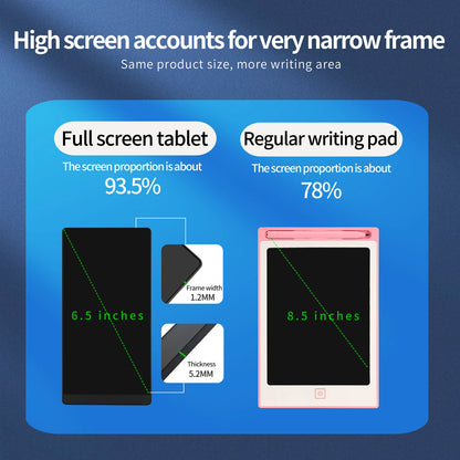 6.5 Inch LCD Writing Tablet Doodle Board Kids Handwriting Drawing Pad