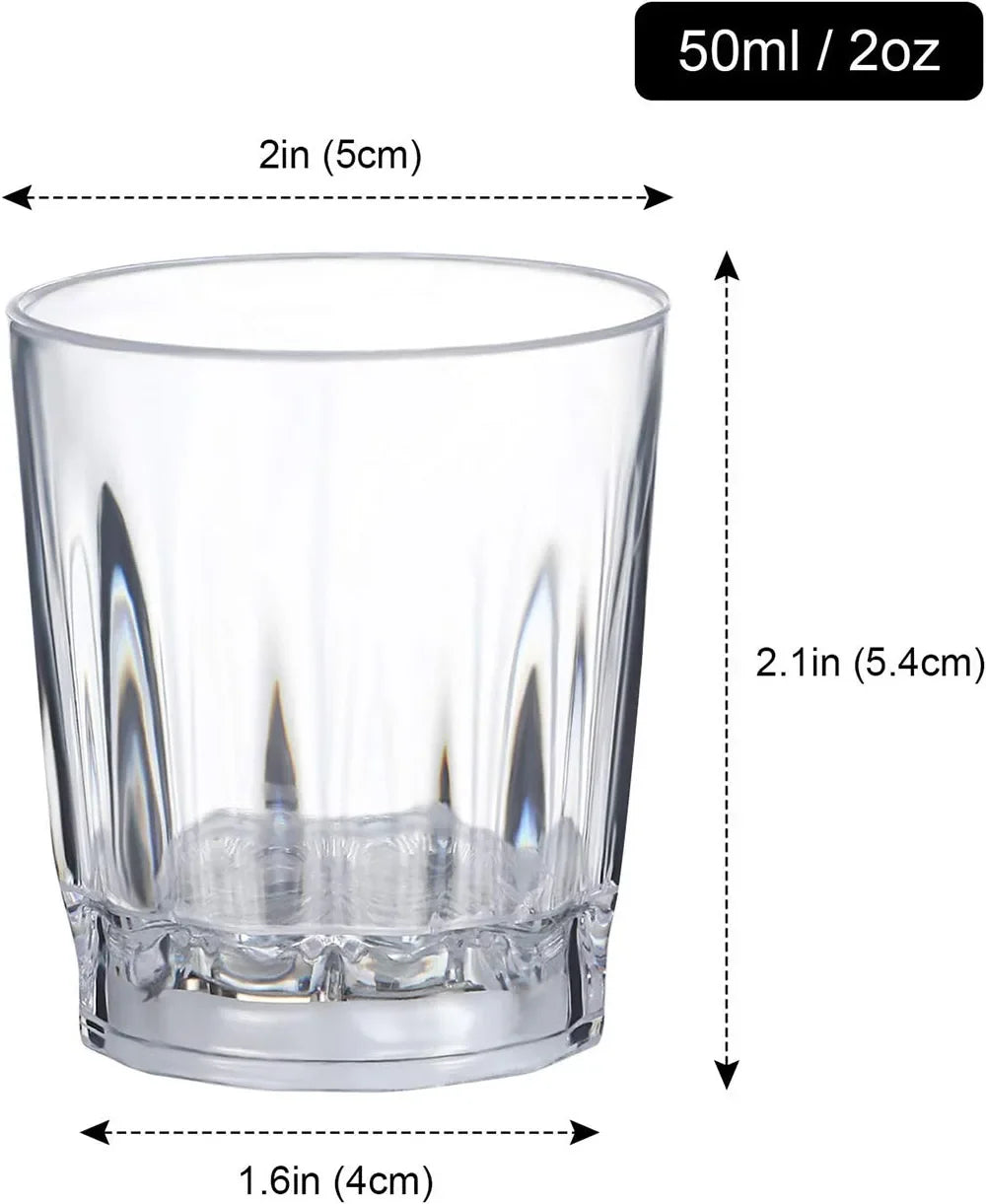 5/10/20/30 Pcs Glow In The Dark Cups Plastic LED Cups Light Up Flash Shot Glasses Christmas Birthday Party Bar Wedding Party