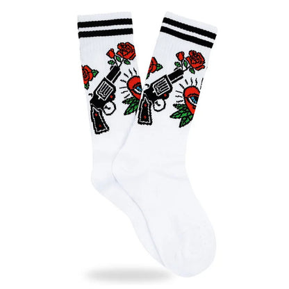 New Creative Cartoon Dog Ins Animal Trendy Socks Jacquard Cotton Socks Couple Mid length Fashion Skateboarding Socks