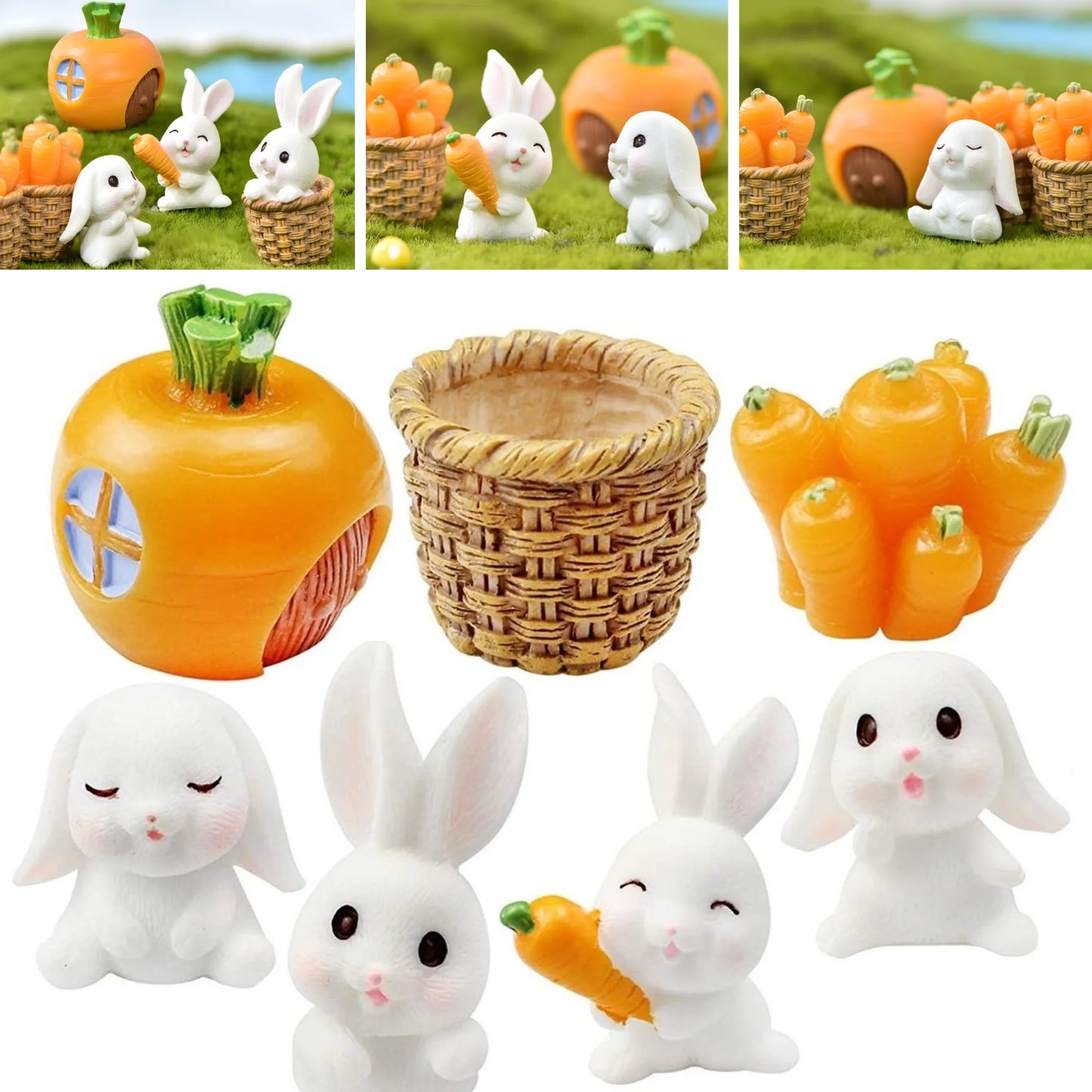 DIY Fairy Garden Accessories Miniature Ornament Statue Figurines For Landscape Pot Dollhouse Home Garden Craft  Decorations