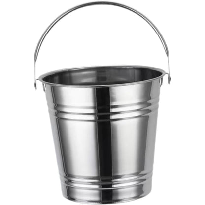 Thickened Double Wall Stainless Steel Ice Bucket Insulated Wine Champagne Chiller Cooler Bucket For Beer Bar Ice Storage Tool