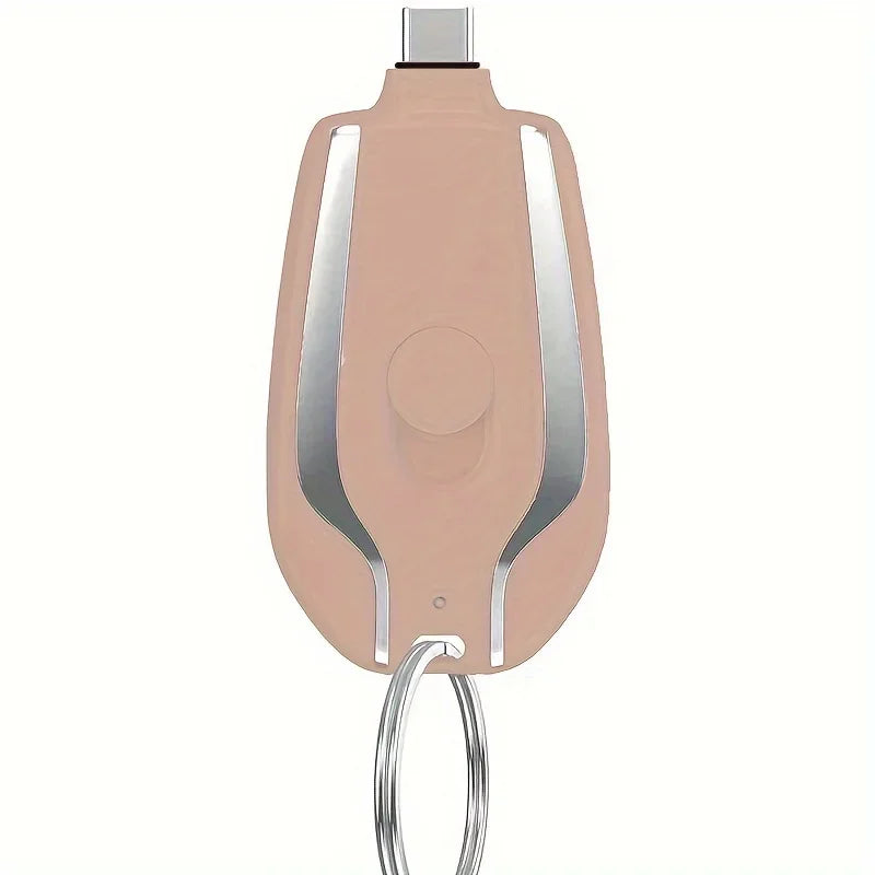 2025 New 1500mAh Mini Keychain Emergency Power Bank Portable Power Bank Keychain Emergency Charger for iPhone13 12 Xiaomi Huawei
