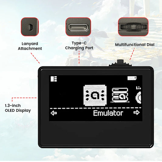 For Amiibo Chargeable Intelligent Simulator Emulator Bluetooth-Compatible Universal Writer for Switch2/Wiiu/3DS Game Accessories
