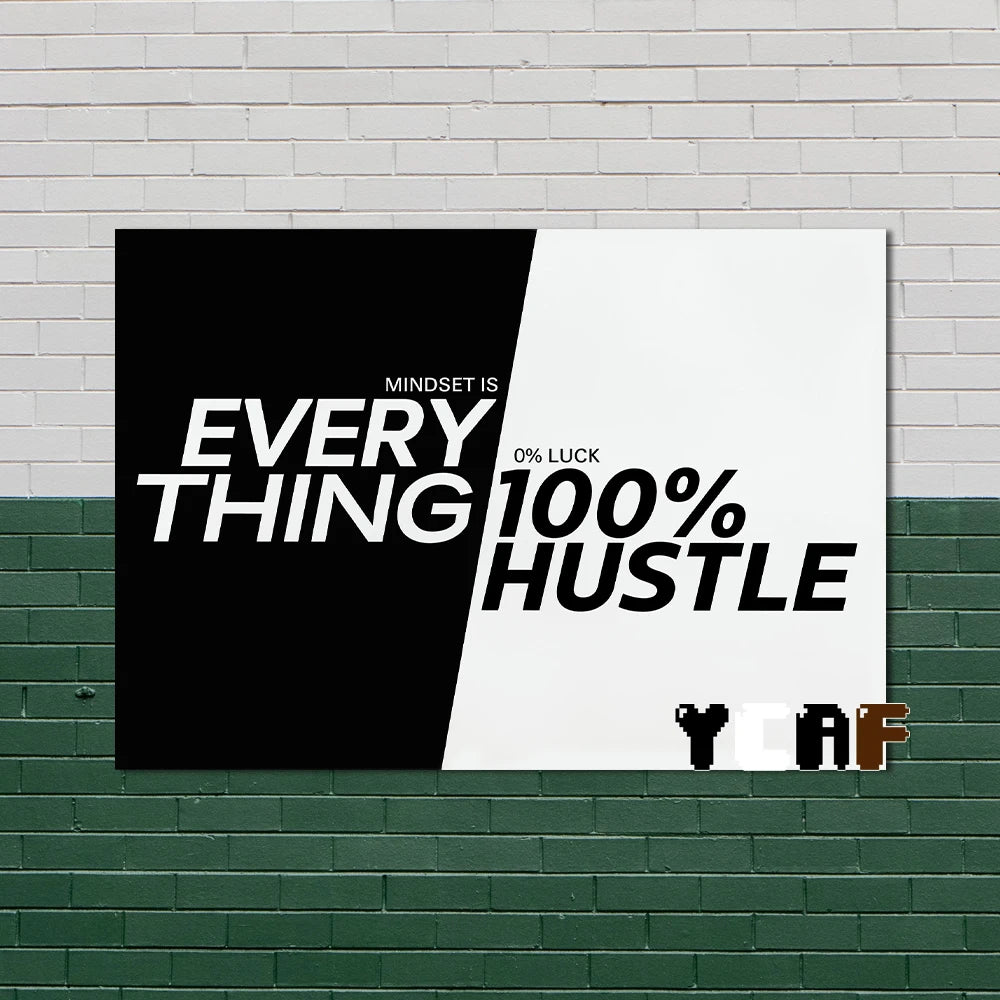 Motivational Quotes Black Minimalist Poster Canvas Aesthetic Decor for Office Quote Wall Art Decoration Gym Inspirational Poster