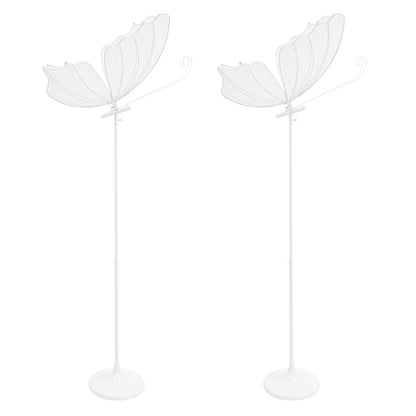 2PCS 48W Romantic Butterfly Floor Lamp,Wedding LED Light,Creative Butterflies Decoration Lights, Road Pilot Lamps for Home,Totel
