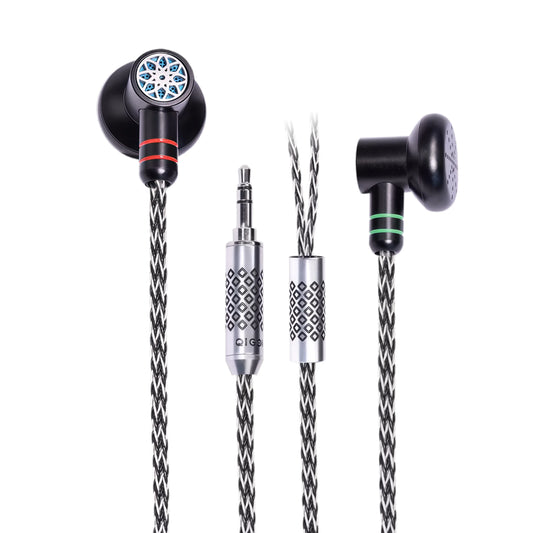 QIGOM S40A Blue Sage HiFi Wired Flat Head Earphones 15.4mm Dynamic Driver Music Monitors Headphones Earbuds with MMCX Cable