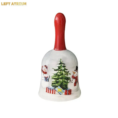 Nordic creative Christmas Snowman bowl plate cutlery set Western ceramic dinner plates Home rice salad bowl cup Christmas gift