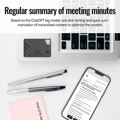 AI Voice Recorder Intelligence APP GPT Control Audio Mind Map Real Time Transcription/Summary/Translation Phone Calls Recording