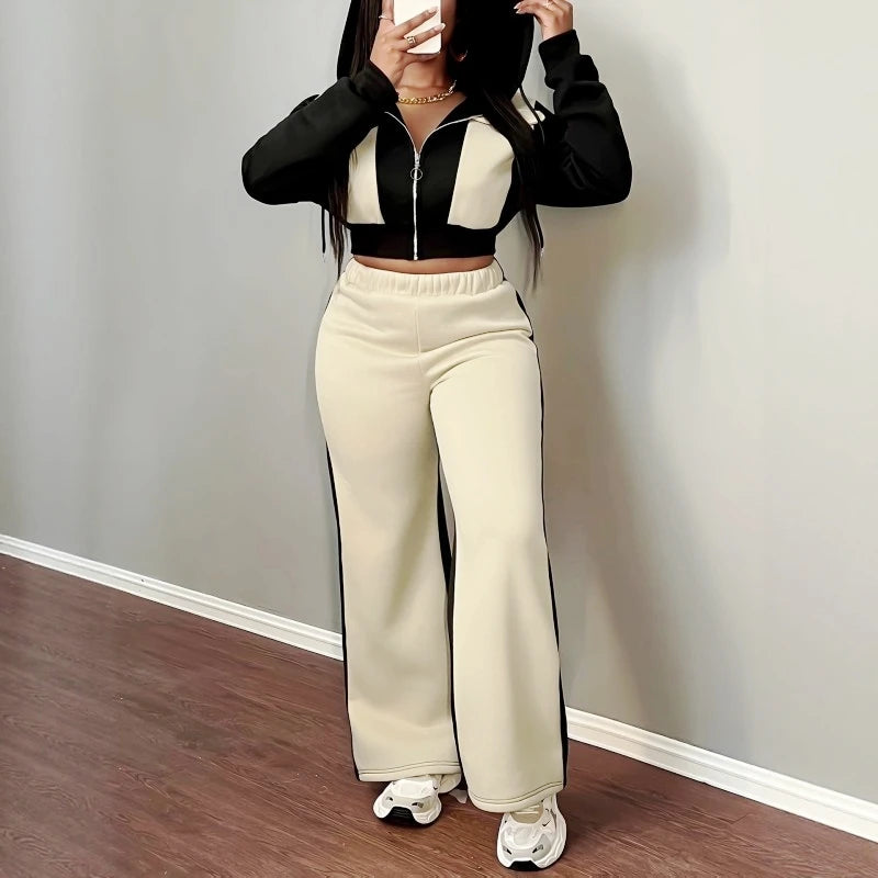 2 Piece Women Sets Autumn Winter Matching Sets Two Pieces Sets Long