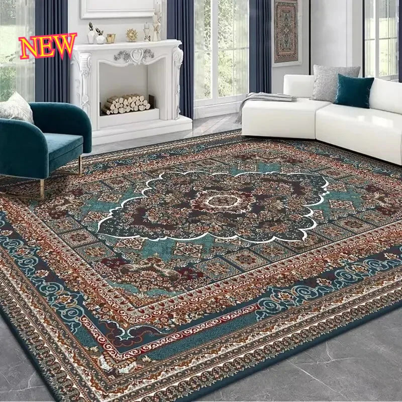 Retro Persian Style Carpet for Living Room 200x300 Luxury Large Area Rugs Bedroom Decoration Dirt-resistant Anti-slip Lounge Mat