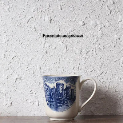 European style tableware, British castle ceramics, Western food steak plates, coffee cups, decorations, dinner plates, desserts,