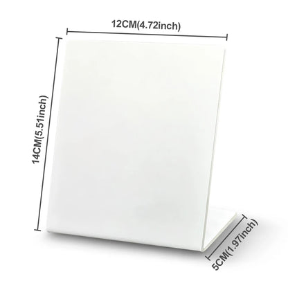 NFC Station table Tag 13.56Mhz programmable Compatible Google Review Card NFC Reviews display bending Card Acrylic Table Sticker