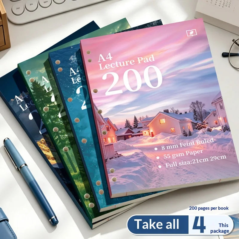 American Style Lined Thick Notebook Aesthetic Journal Back To School for Student College Office Note‑Taking Diary Writing
