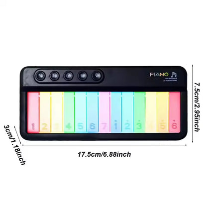 Children Electronic Piano Toy Electronic Kids Keyboard Touch Screen Light Piano Toy Portable Musical Instruments Educational