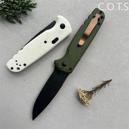 BM 4300 Folding Knife G10 Handle Wilderness Exploration, Hunting, Tactical Combat, Ergonomic Handle, EDC Multi-functional Knives