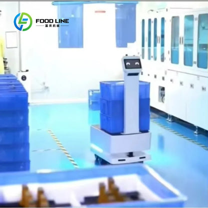 Customized Logistics Robot AMR AGV AI Delivery Robot Transport Robot For Factory And Warehouse Construction Machinery Parts
