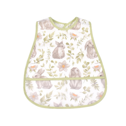 2023New Cartoon Pattern EVA Waterproof Pocket Lunch Feeding Bibs Adjustable Baby Bibs Cute Children Baby Apron Kids Burp Cloths