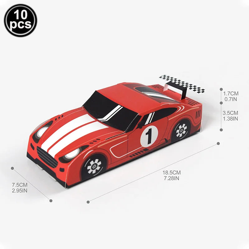 40'' Number Race Car Balloon Racetrack Balloon Truck Bike Wheels Tire Racing Car Theme Party Supplies Boys' Birthday Party Favor